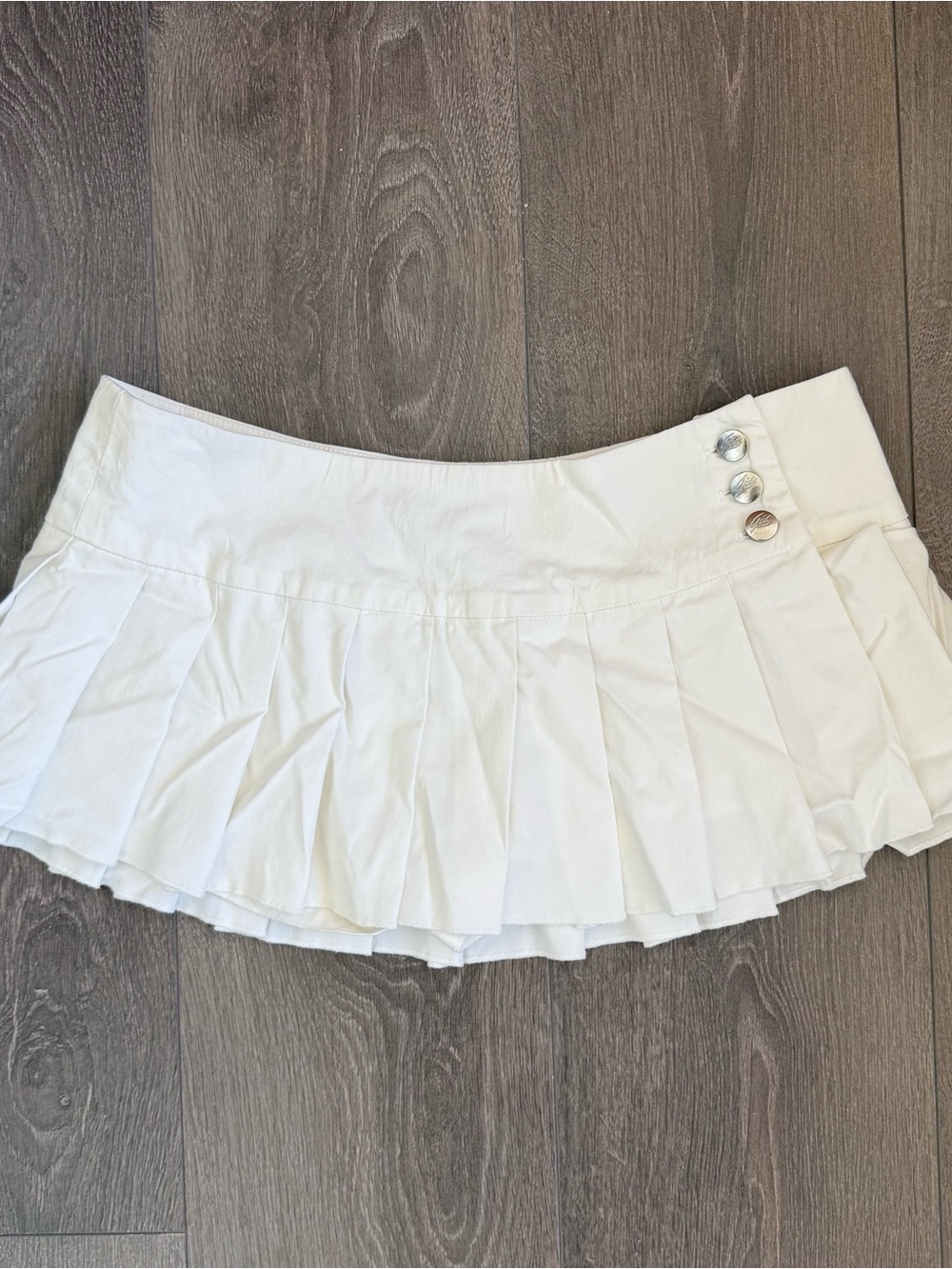 iamgia remini white mini skirt